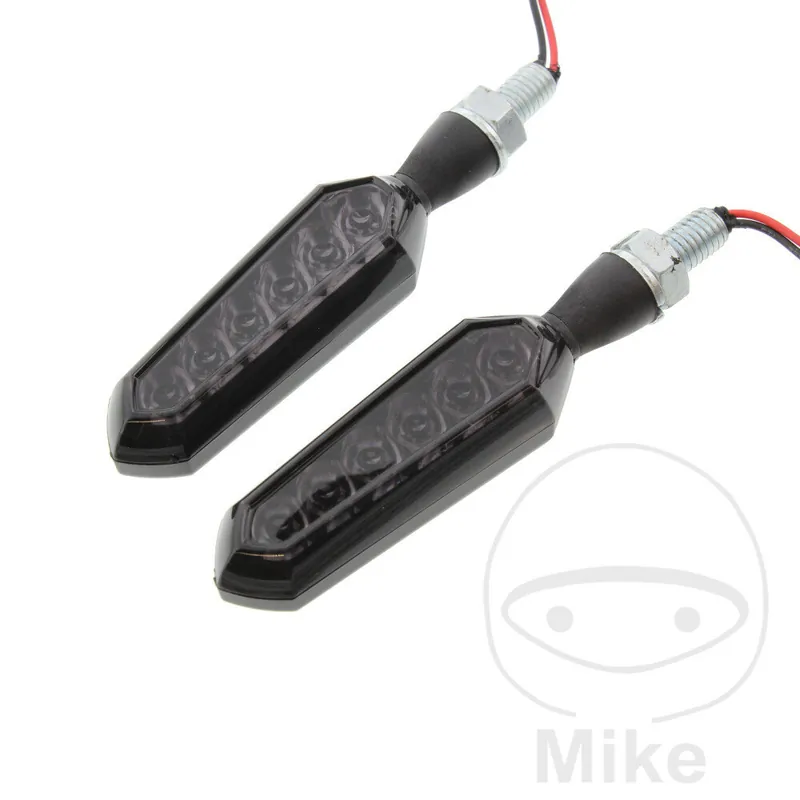 Jetzt Kaufen Mini turn signal pair JMP DASH 3 with running light E-mark LED M8 connection