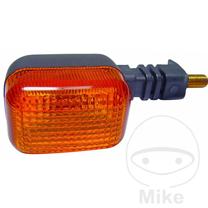 Clignotant Paire de feux clignotants longs noirs 12V 10W Raccord M10 Neu Im Sortiment