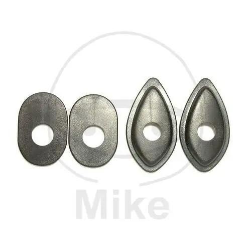 Juego de placas adaptadoras para indicadores, color negro para Honda CB CBR VTR Ausverkauf