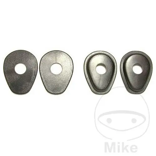 Turn signal mounting adapter plate set black for Suzuki GSX-R SV TL Kostenloser Rückversand