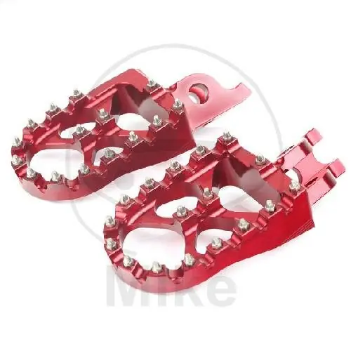 Juego de reposapiés rojo Motocross para Honda CR 125 250 CRF 150 250 450 Billig
