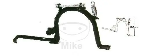 Supporto principale completamente nero per Piaggio Liberty 125 150 S 3V Sport ABS IGET Kostenloser Versand