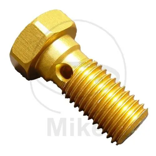 Sofort Bestellen Bullone Banjo singolo M10 x 1,25 alluminio oro