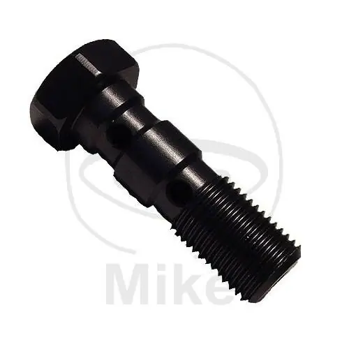 Banjo bolt double M 10 x 1.00 aluminium black Sonderangebot