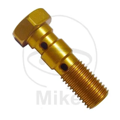 Bullone Banjo doppio M10 x 1,25 alluminio oro Preiswert