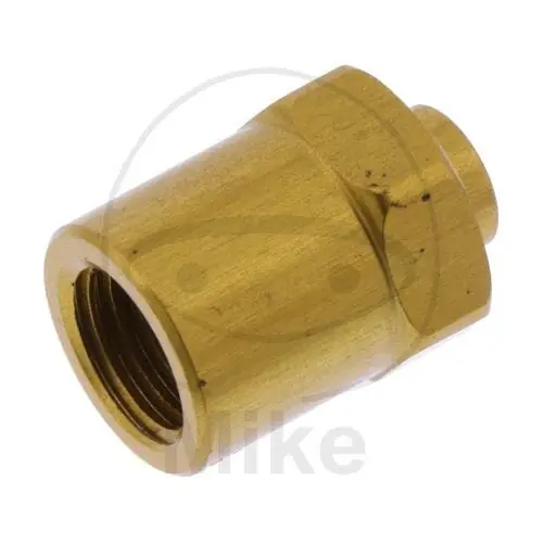 Expressversand Pièce de raccord avec filetage intérieur fixe Vario type 720 M10 x 1,25 or