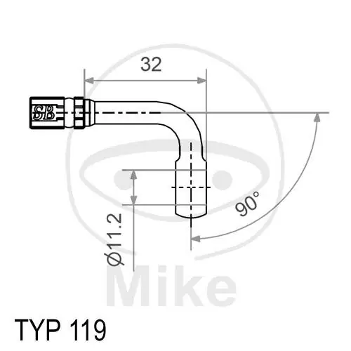 Ringfitting Vario HD Typ 119 11,2 mm 90° silber Top-Preis