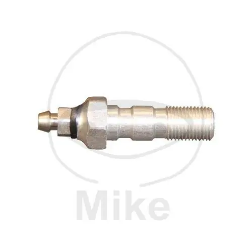 Kracherpreis Bullone Banjo doppio M 10 x 1,00 alluminio argento con nipplo di sfiato