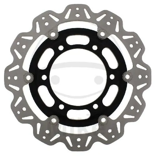 Disque de frein VEE EBC noir pour Triumph 750 900 1000 1200 Heißes Angebot