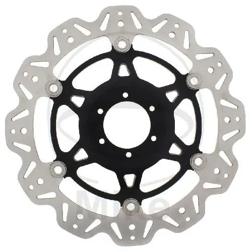 Bremsscheibe VEE EBC schwarz für Honda CBR 1100 XX Super Blackbird 97-98 Zertifiziert