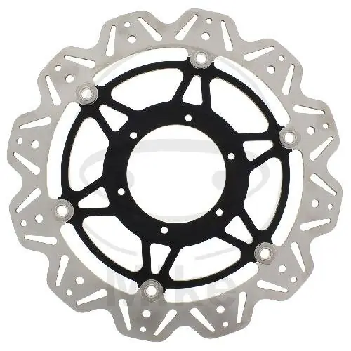 Solange Der Vorrat Reicht Brake disc VEE EBC black for Honda CBR 900 RR Fireblade 00-03