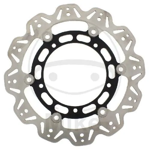 Brake disc VEE EBC black for Yamaha FZ6 FZ6 S2 XJ6 YZF-R6 600 MT-03 660 Nur Heute