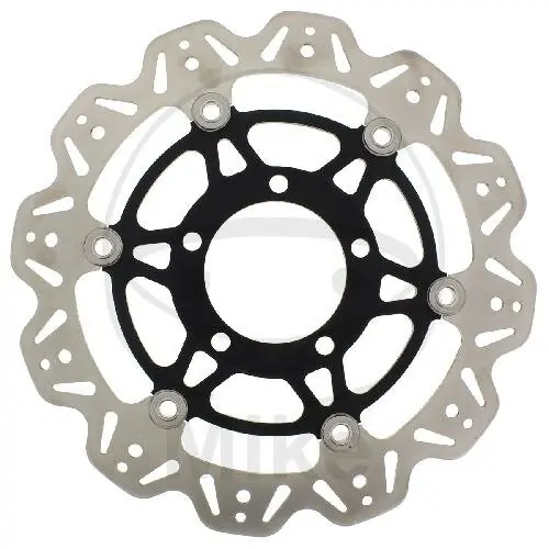 Disque de frein VEE noir pour Kawasaki ER-6F ER-6N KLE 650 Z 750 Gratis Versand